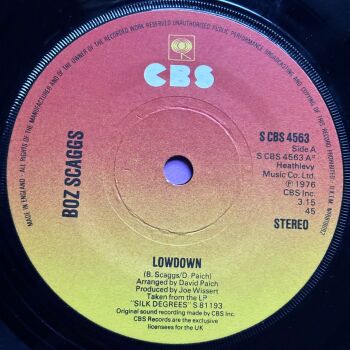 Boz Scaggs-Lowdown-UK CBS E+