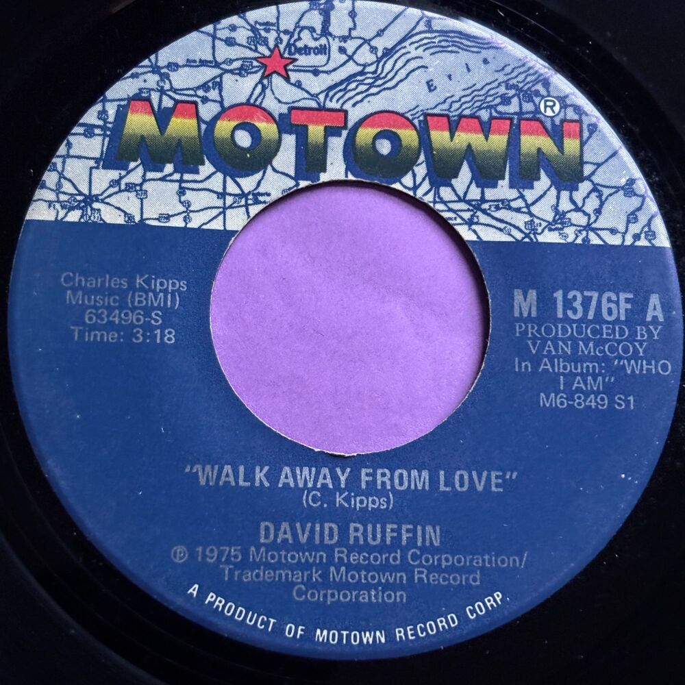 David Ruffin-Walk away from love-Motown E+