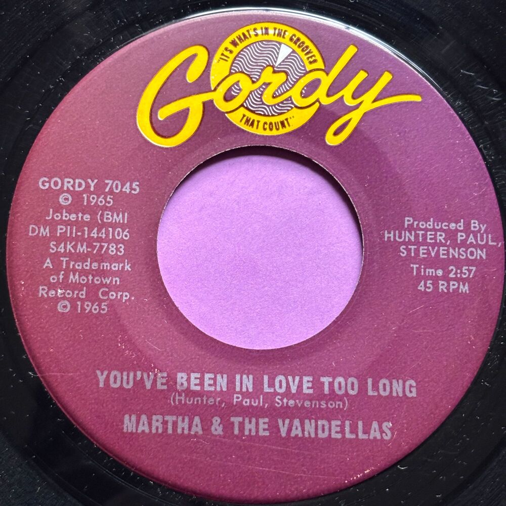 Martha Reeves-You've been in love too long-Gordy E+