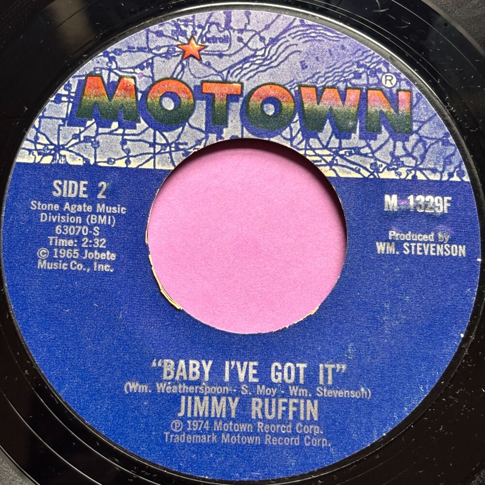 Jimmy Ruffin-Baby I've got it-Motown E+