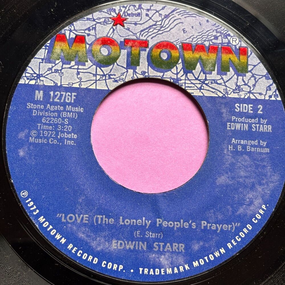 Edwin Starr-Love the lonely people's prayer-Motown E+