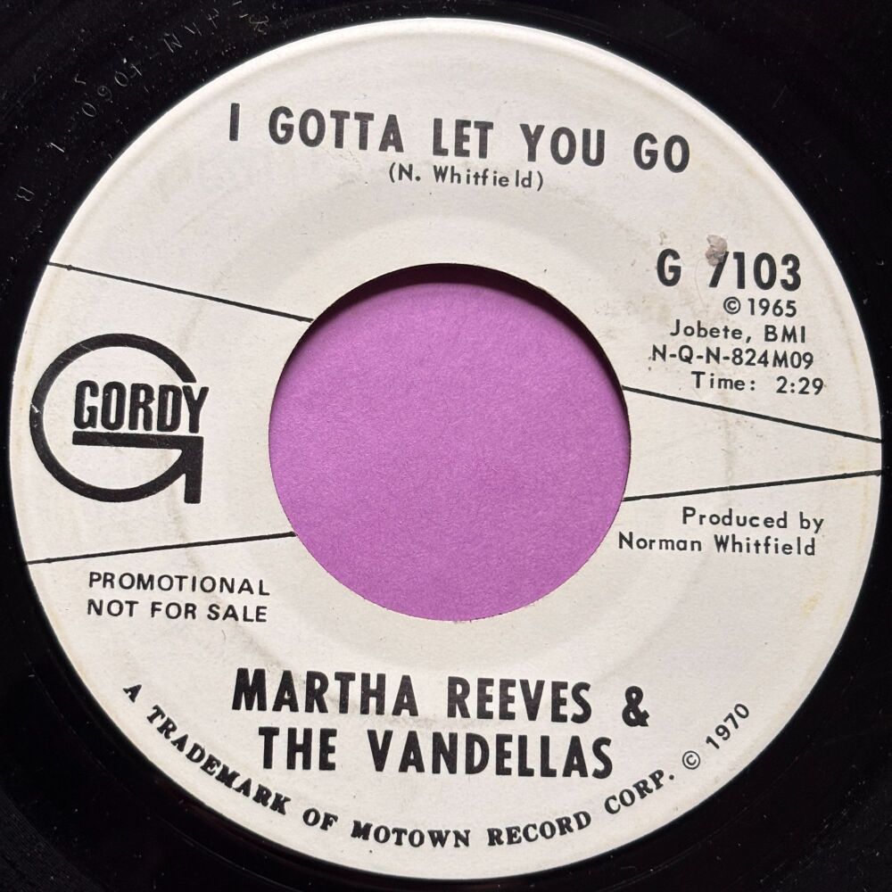 Martha Reeves-I gotta let you go-Gordy WD E+