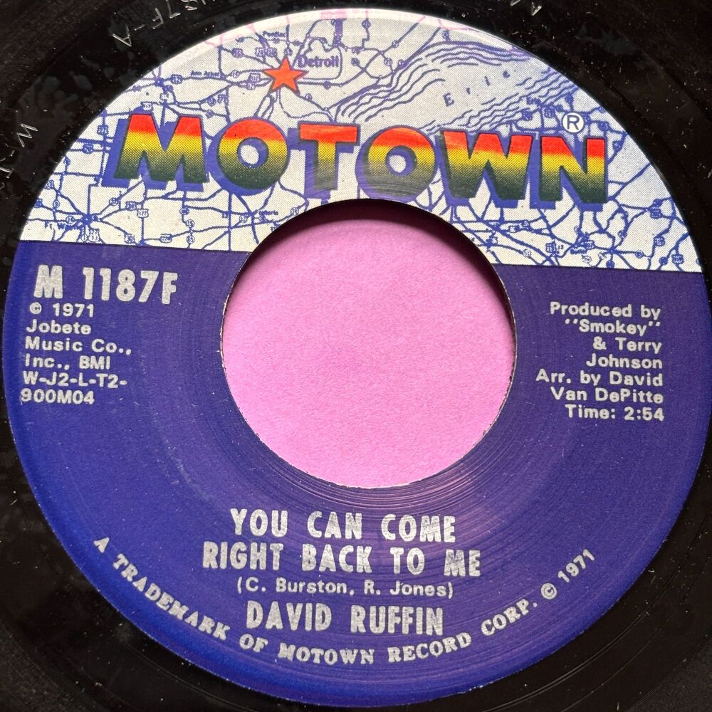 David Ruffin-You can come right back to me-Motown E+