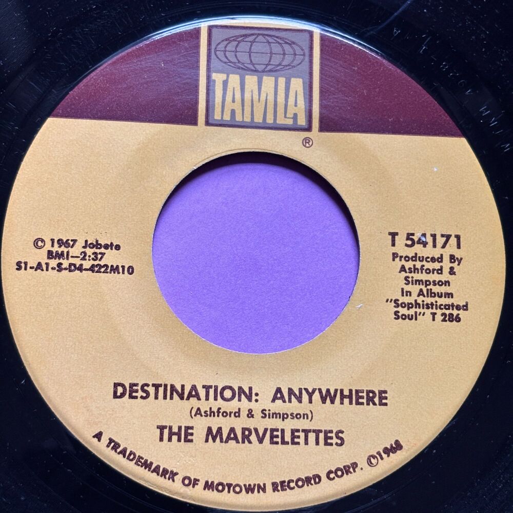 Marvelettes-Destination: Anywhere-Tamla E+