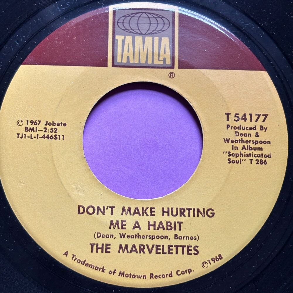 Marvelettes-Don't make hurting me a habit-Tamla E+