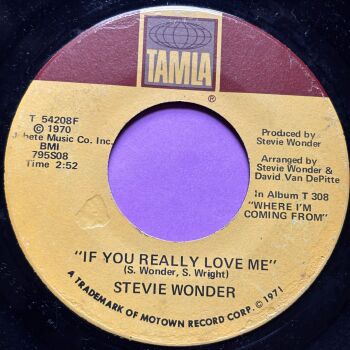 Stevie Wonder-If you really love me-Tamla E