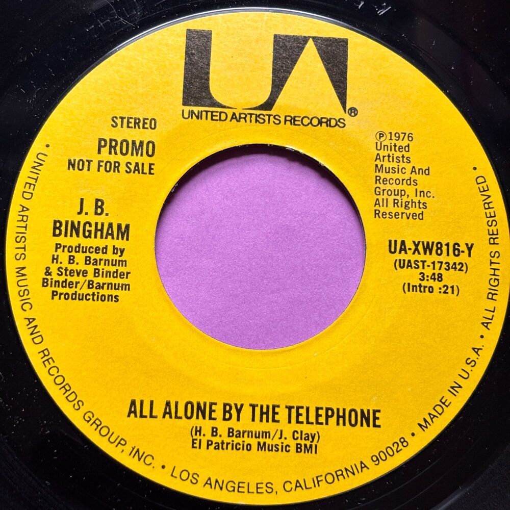 J.B Bingham-All alone by the telephone-UA Demo M-