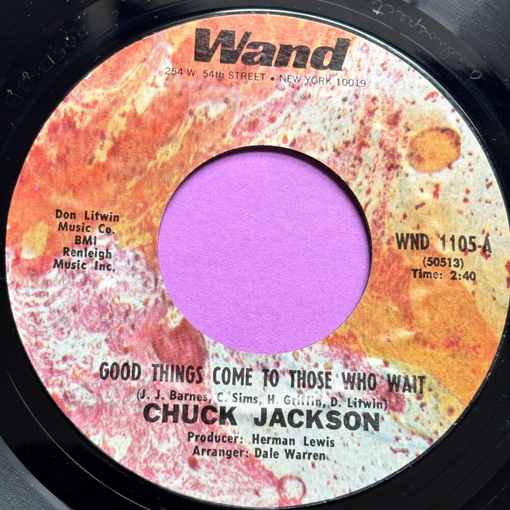 Chuck Jackson-Good things come to those who wait-Wand 2nd E+