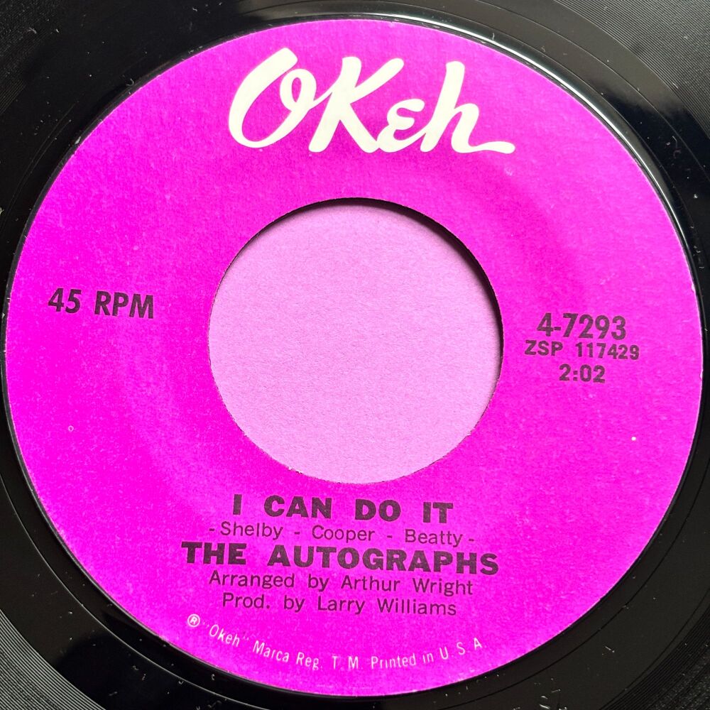 Autographs-I can do it-Okeh R E+