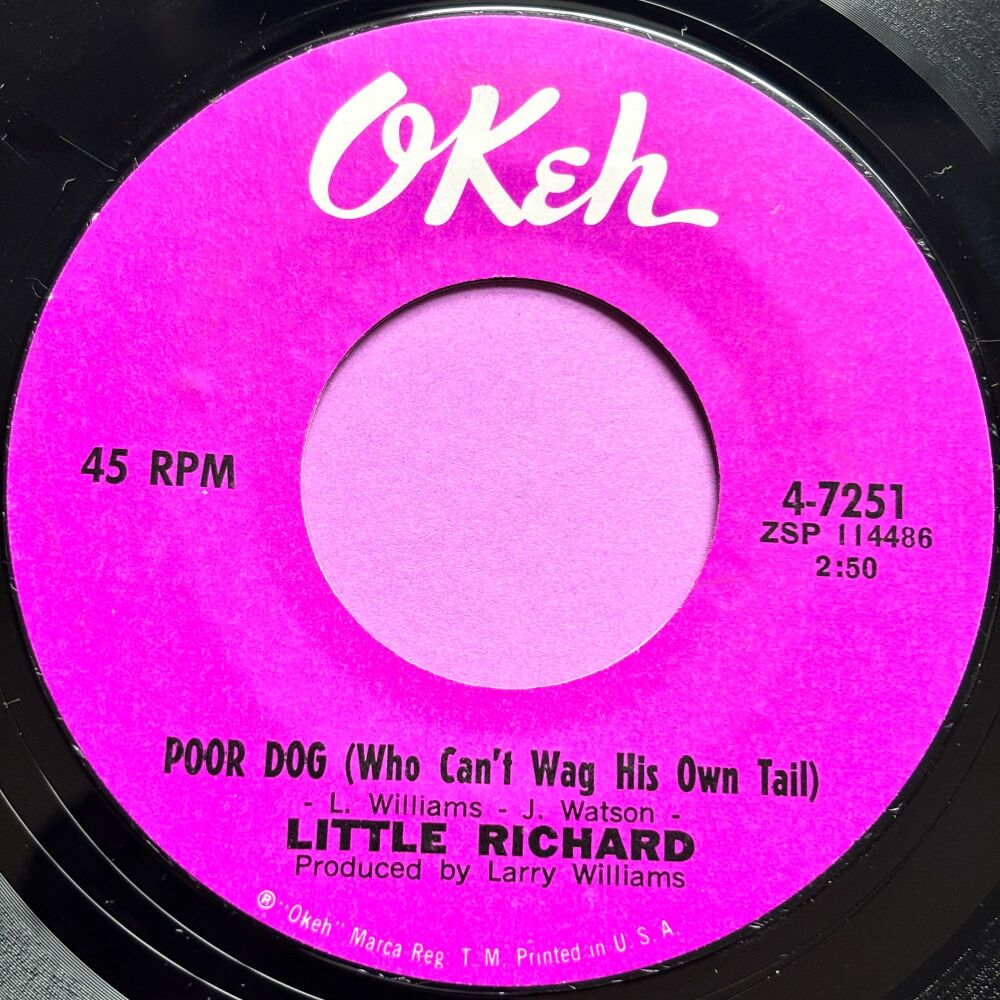 Little Richard-Poor dog-Okeh R E+