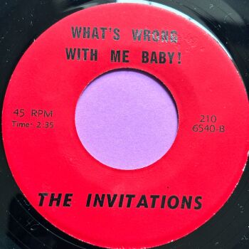 Invitations-What's wrong with me baby- Pressing R E+