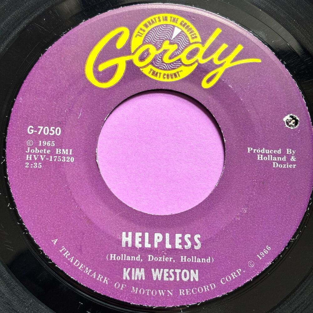 Kim Weston-Helpless-Gordy E+