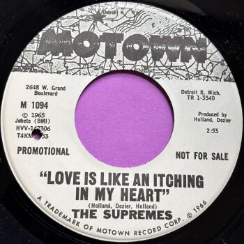 Supremes-Love is like an itching in my heart-Motown WD E+
