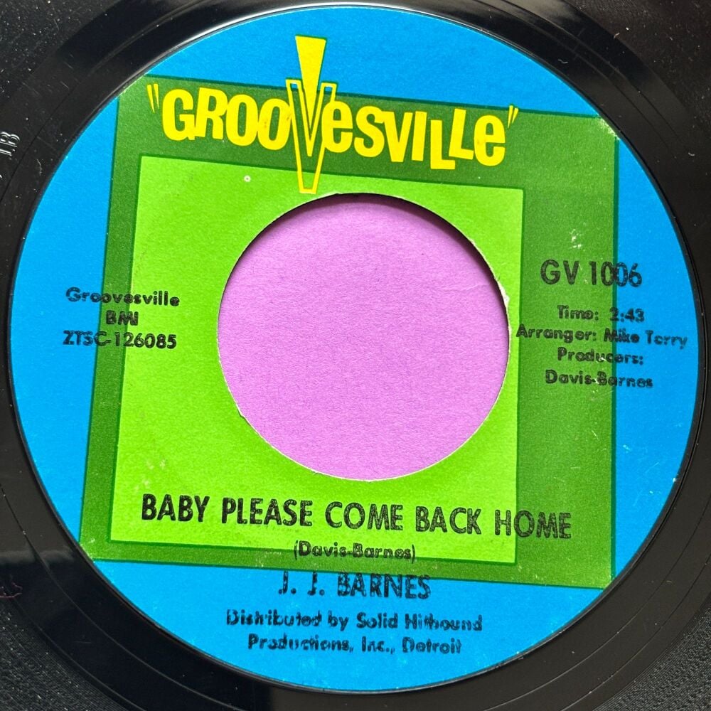 J.J Barnes-Baby please come back home/ Chains of love-Groovesville E+