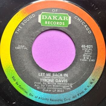 Tyrone Davis-Let me back in-Dakar E+