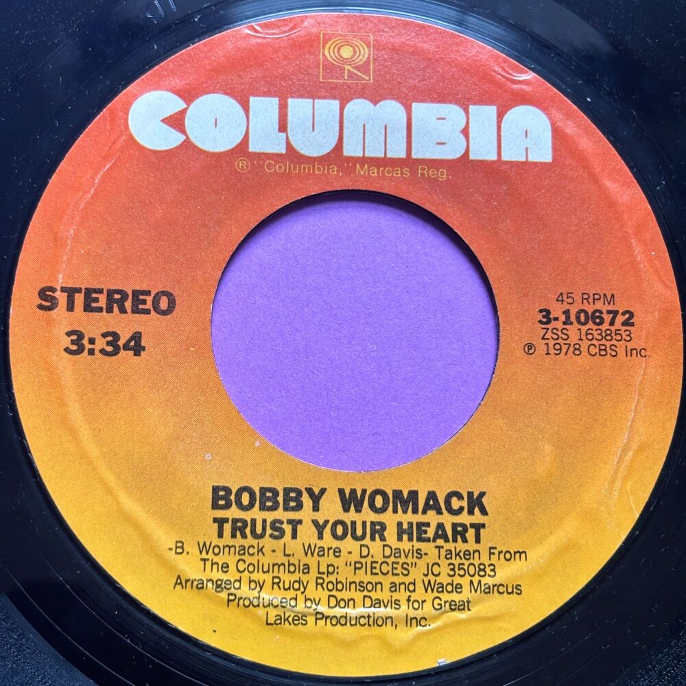 Bobby Womack-Trust your heart-Columbia E