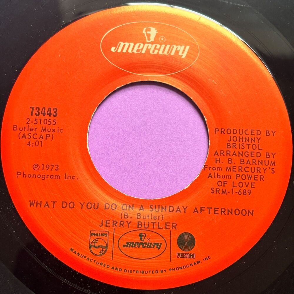 Jerry Butler-What to do on a Sunday afternoon-Mercury E