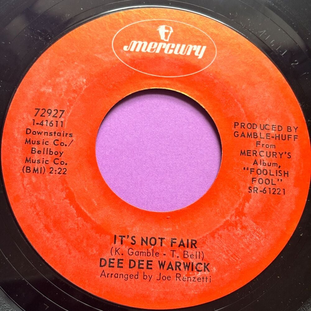 Dee Dee Warwick-It's not fair/ That's mot love-Mercury E+