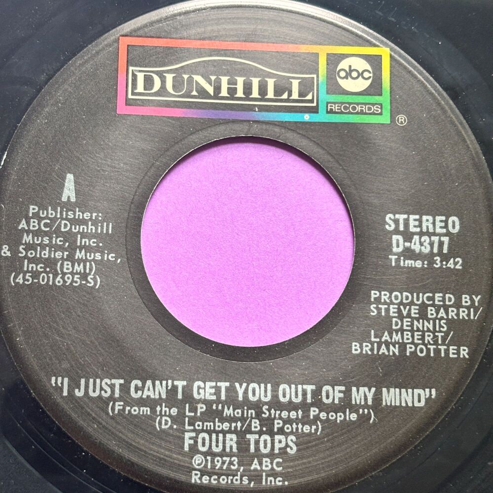 Four Tops-I just can't get you out of my mind-ABC E+