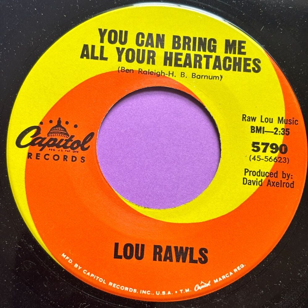 Lou Rawls-You can bring me all of your heartaches-Capitol E+