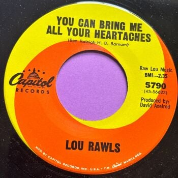 Lou Rawls-You can bring me all of your heartaches-Capitol E+