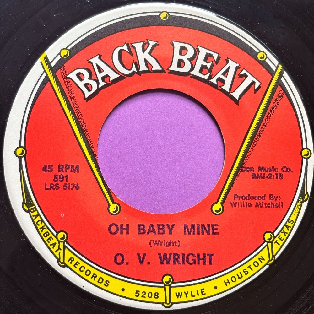 O.V Wright-Oh baby mine-Back Beat E+