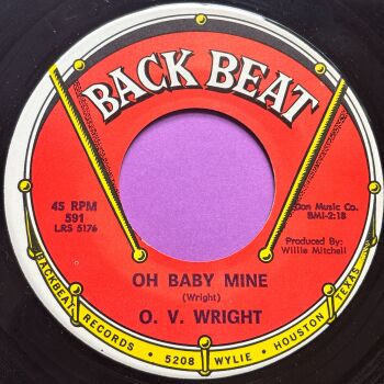 O.V Wright-Oh baby mine-Back Beat E+