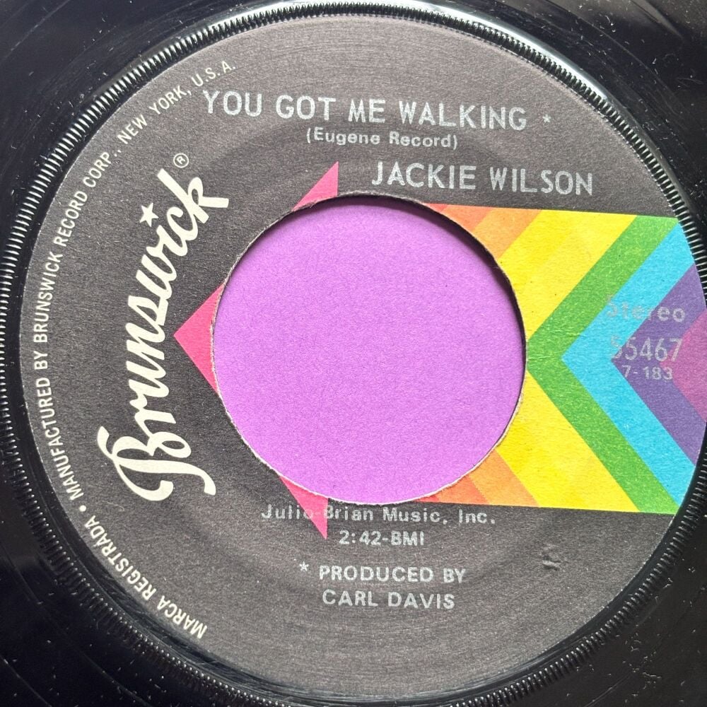 Jackie Wilson-You got me walking-Brunswick E