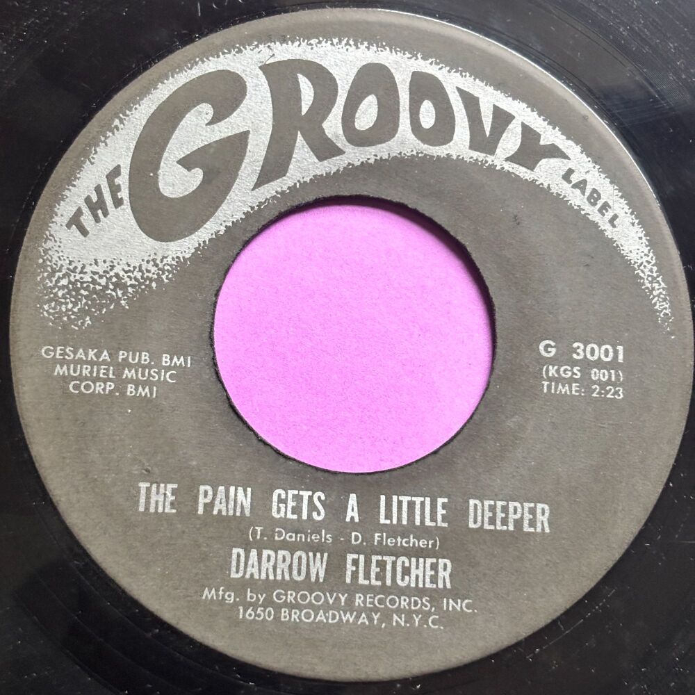 Darrow Fletcher-The pain gets a little deeper-Groovy E+