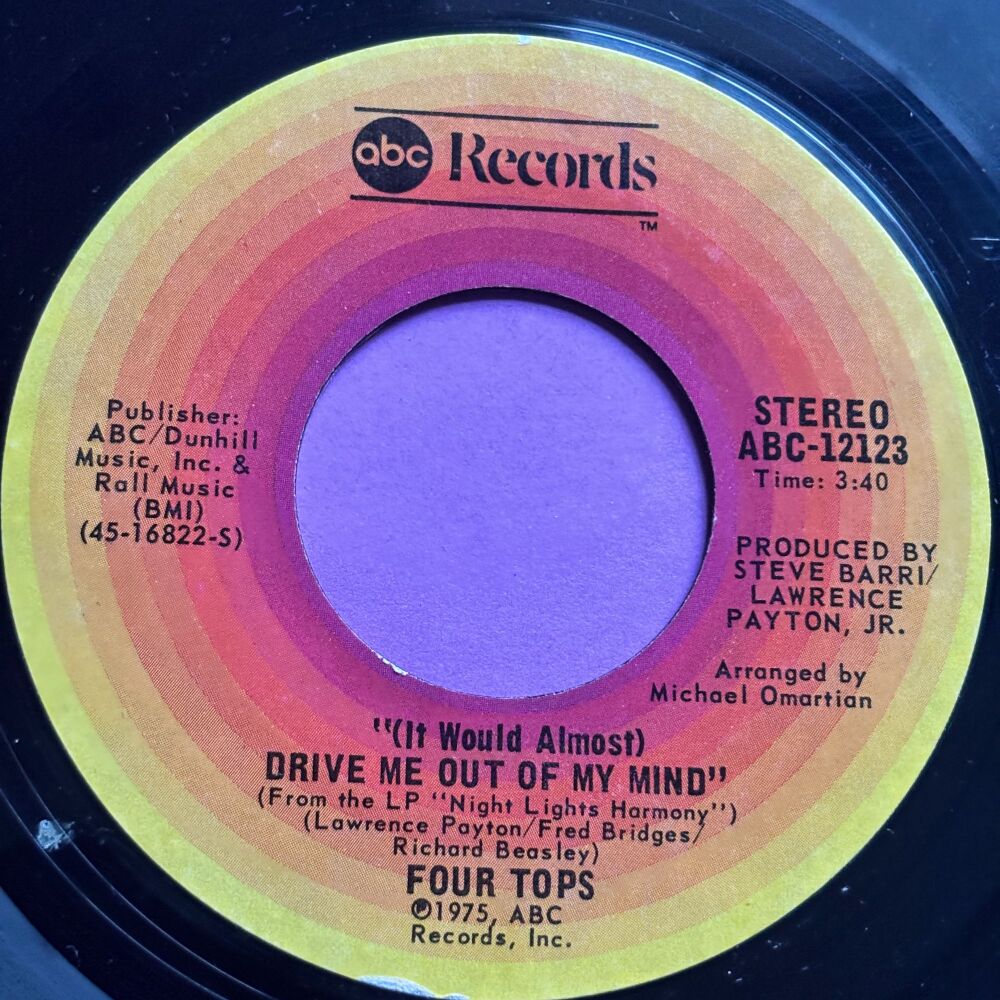 Four Tops-It would almost drive me out of my mind-ABC vg+