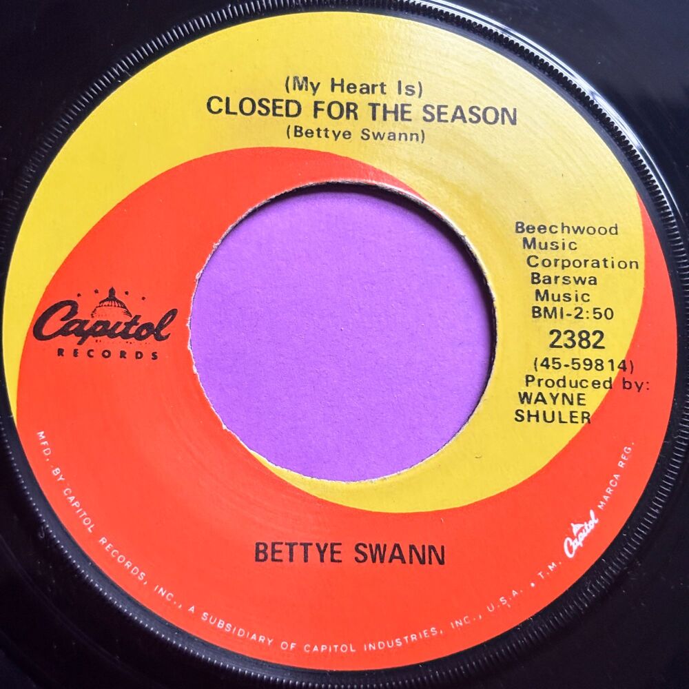 Bettye Swann-Closed for the season-Capitol E+