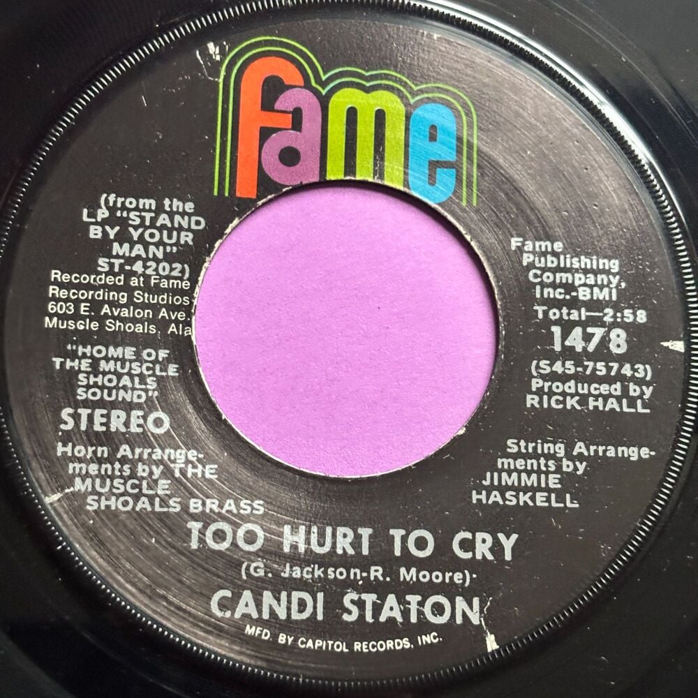 Candi Staton-Too hurt to cry-Fame E+