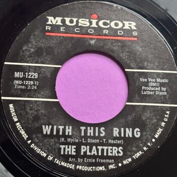 Platters-With this ring-Musicor E+