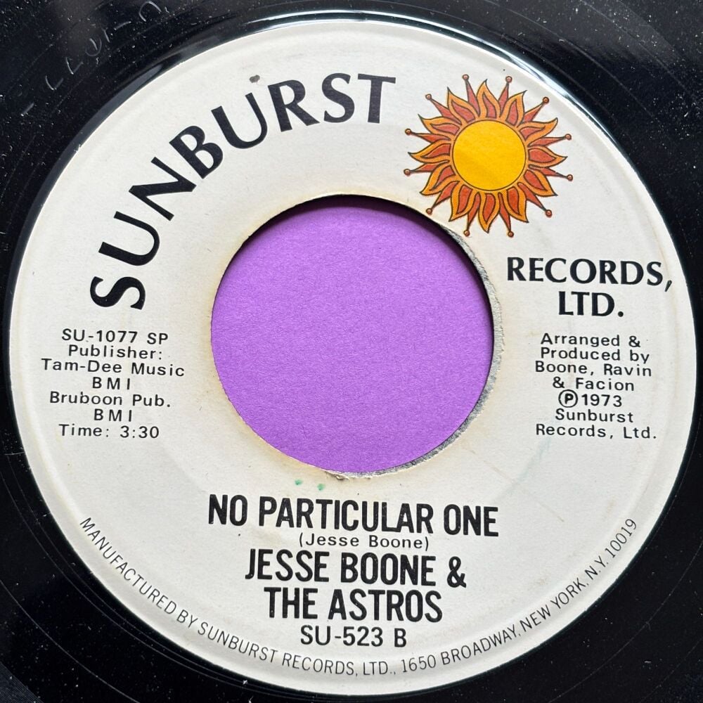 Jesse Boone-No particular one-Sunburst E+