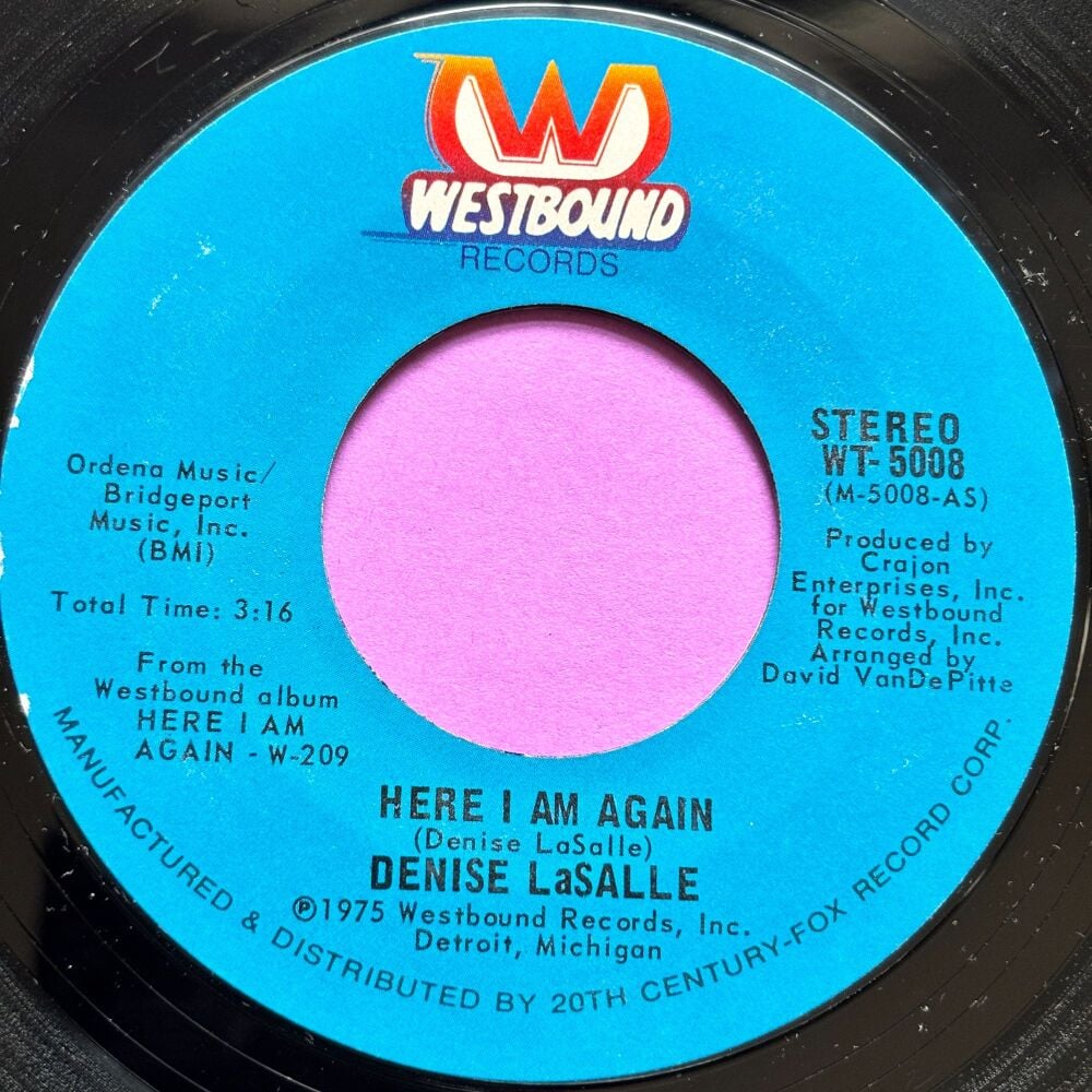 Denise Lasalle-Here I am again-Westbound E+