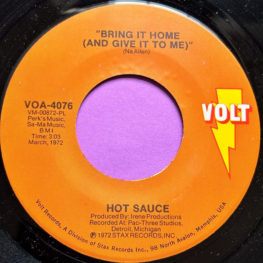 Hot Sauce-Bring it home/ Echoes from the past-Volt E+
