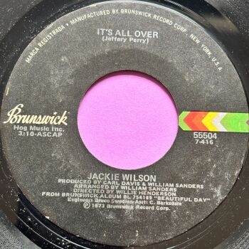 Jackie Wilson-It's all over-Brunswick E+