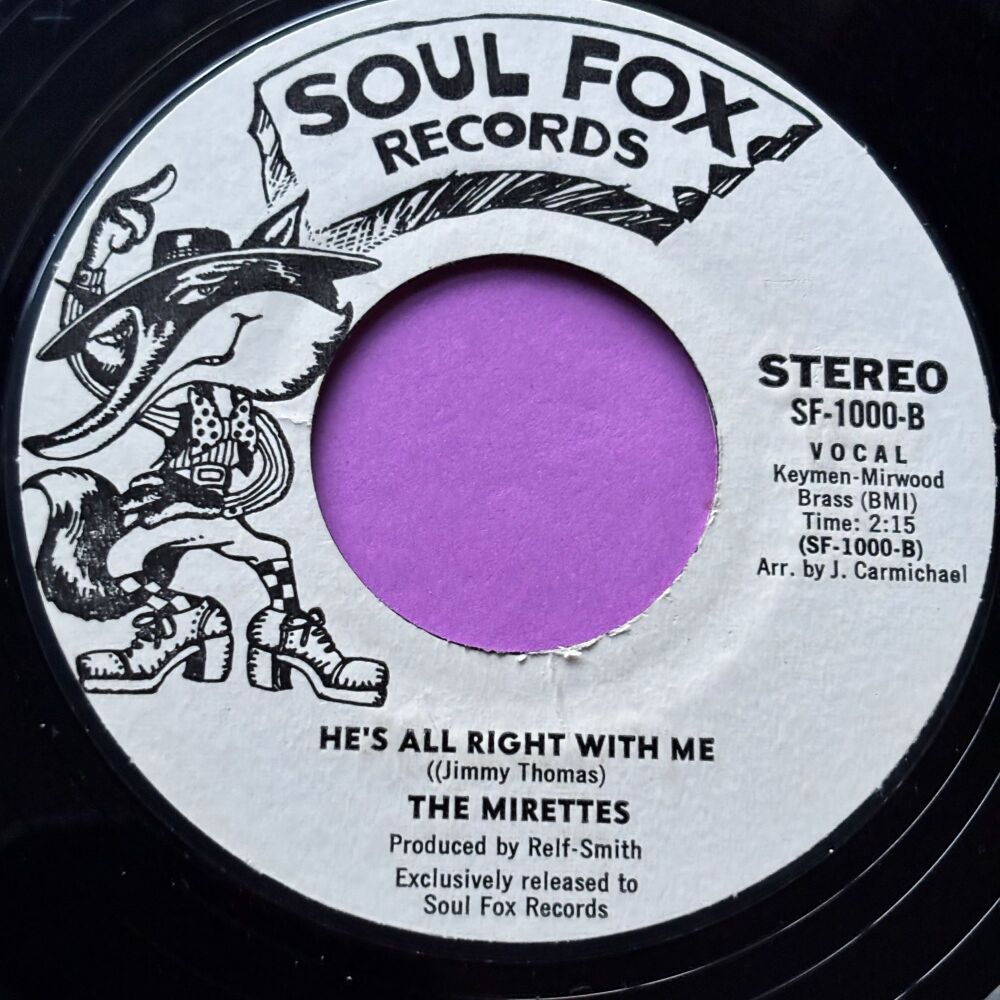 Mirettes-He's all right with me-Soul Fox E+