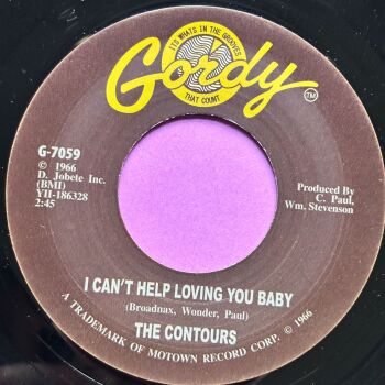 Contours-I can't help loving you baby-Gordy R M-