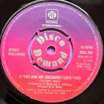 Jerry Williams-If you ask me-UK Pye E+
