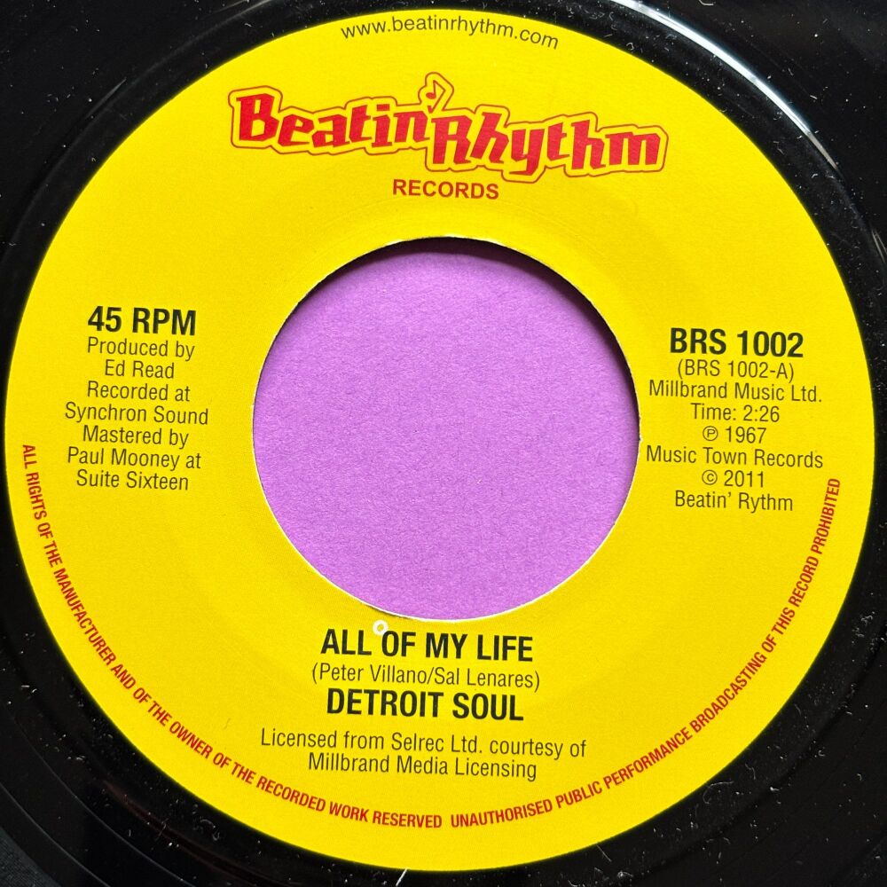 Detroit Soul-All of my life-Beatin Rhythm R E+