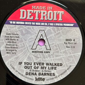 Dena Barnes-If you ever walked out of my life-Detroit R E+
