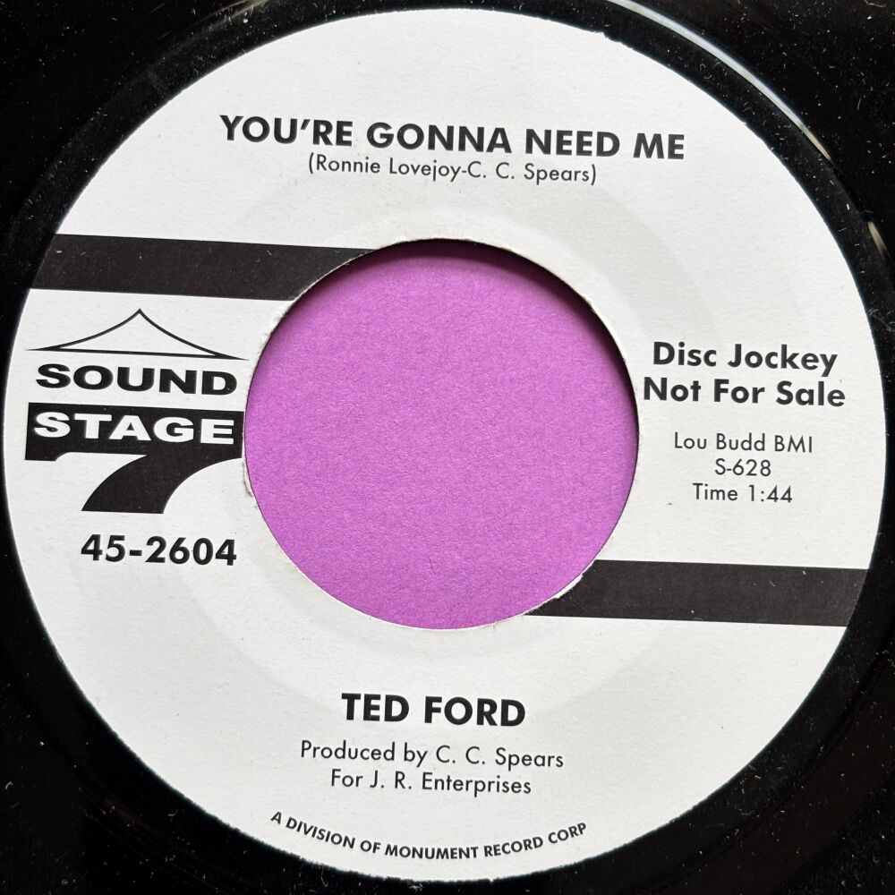 Ted Ford-You're gonna need me-SS7 R E+