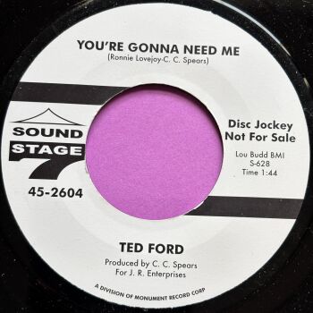 Ted Ford-You're gonna need me-SS7 R E+