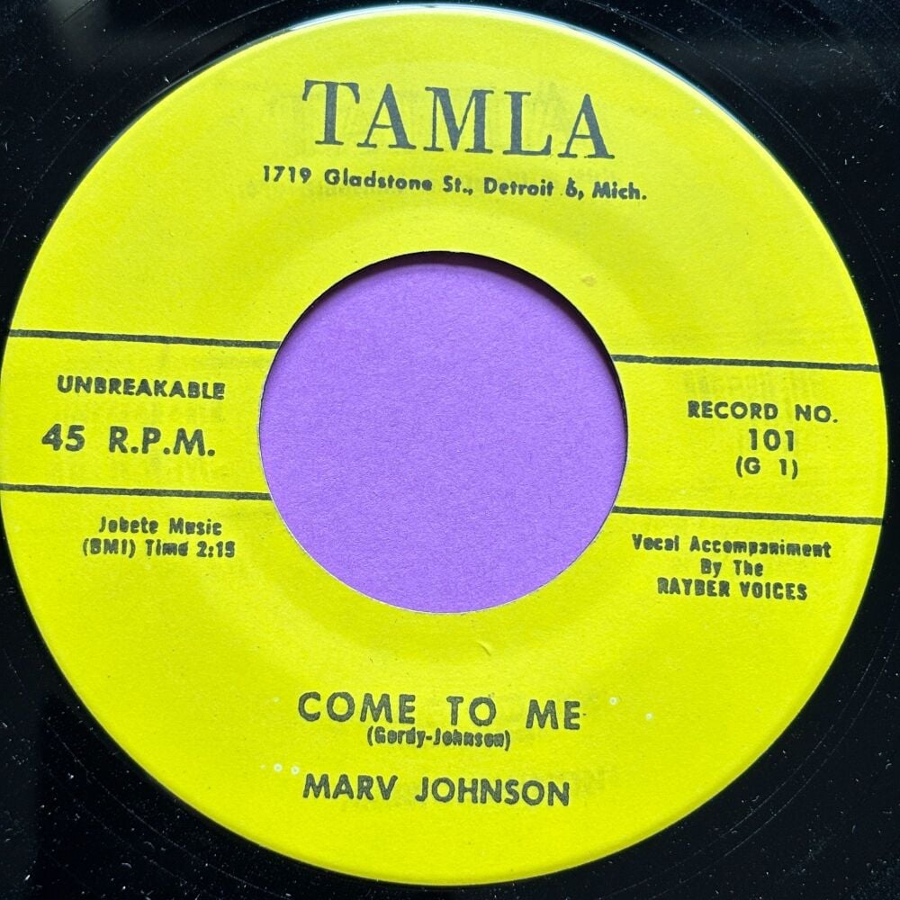 Marv Johnson-Come to me-Tamla R M-