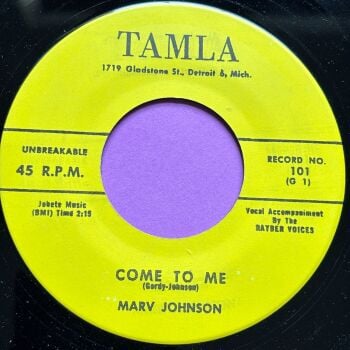 Marv Johnson-Come to me-Tamla R M-
