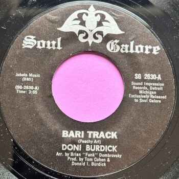 Doni Burdick-Bari track/ I have faith in you-Soul Galore E+