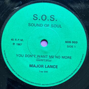 Major Lance-You don't want me no more-SOS M-