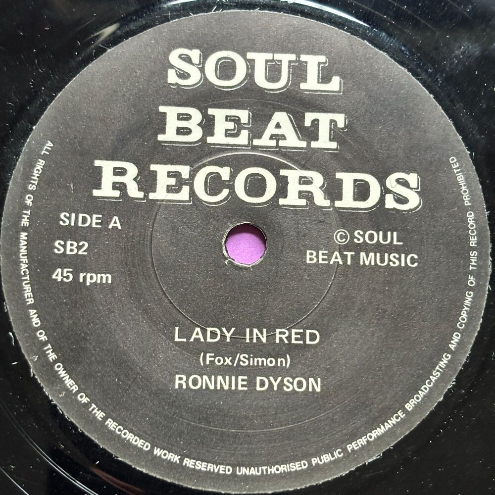 Ronnie Dyson-Lady in red-Soul Beat R E+