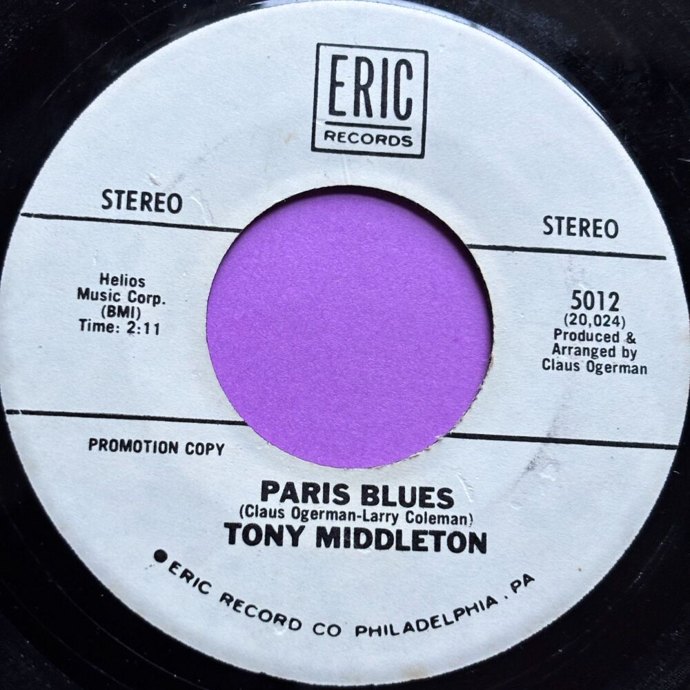 Tony Middleton-Paris Blues-Eric R E+